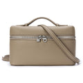 Crossbody Bag for Women L19 Pouch Top-Handle Leather Bag Shoulder Handbag Extra Pocket Luxury Trendy Purse khaki