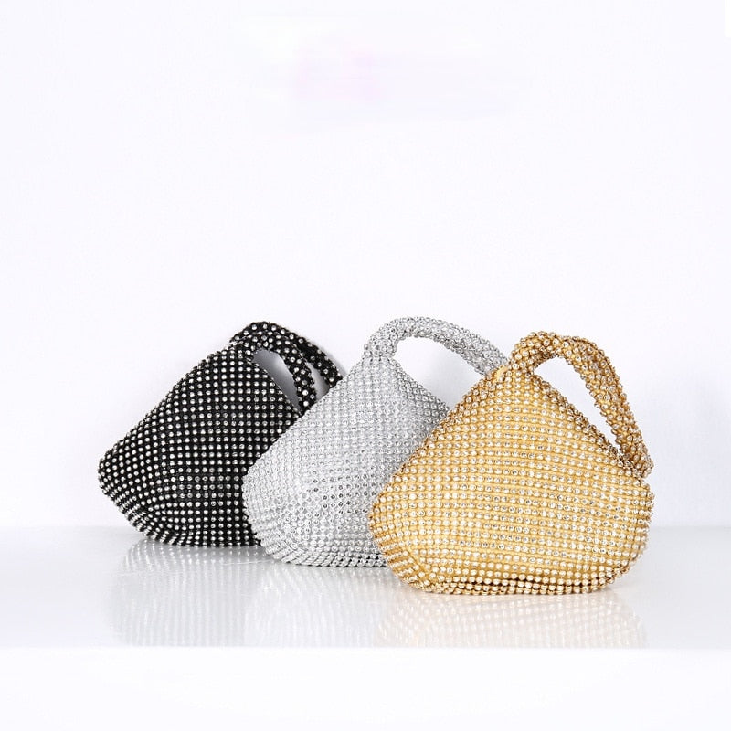 Luxury Designer Women's Rhinestone Crossbody Handbags