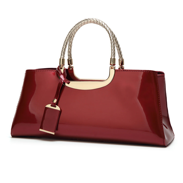 Women's Patent Leather Handbag