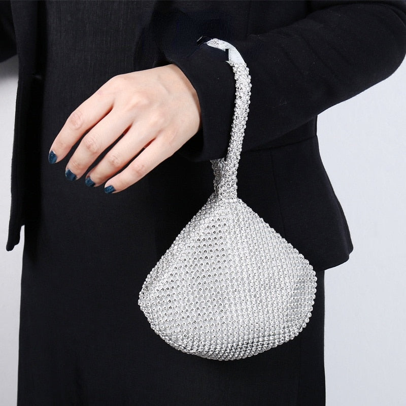 Luxury Designer Women's Rhinestone Crossbody Handbags