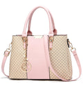 Purse and Handbags for Women 3 Zip Compartments Tote Bag Designer Shoulder Purse Top Handle Satchel Bags