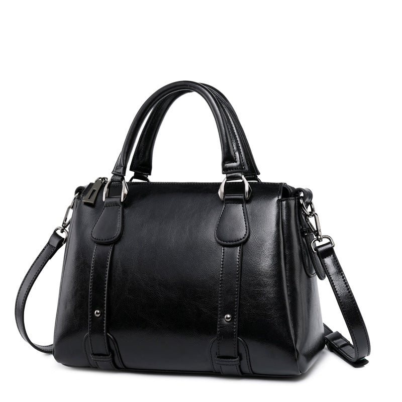 Fashionable Cowhide Leather Shoulder Handbags for Women